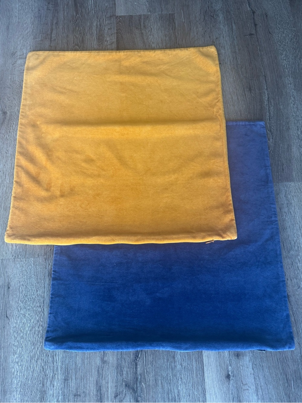Set of 2 18”x18” Throw Pillow Covers Velvet